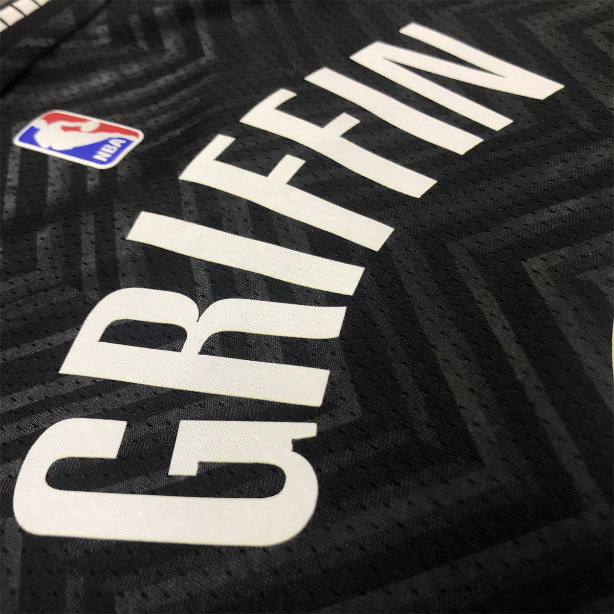 NBA Brooklyn Nets V-Neck Black Jersey GRIFFIN#2 S-XXL