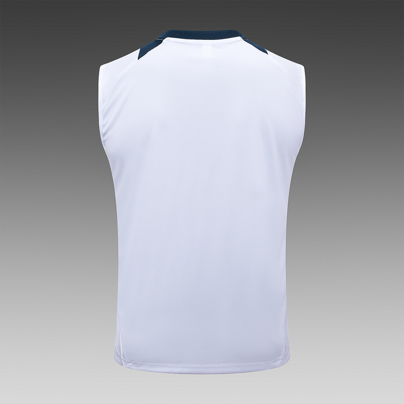 24/25 Real Madrid White Training Set Shirt and Shorts