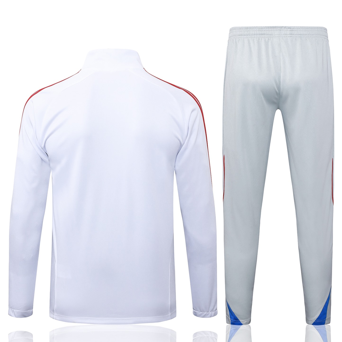 2025/26 Bayern Munich white Jacket Training Suit Set Football Team Shirt Sports Fashion
