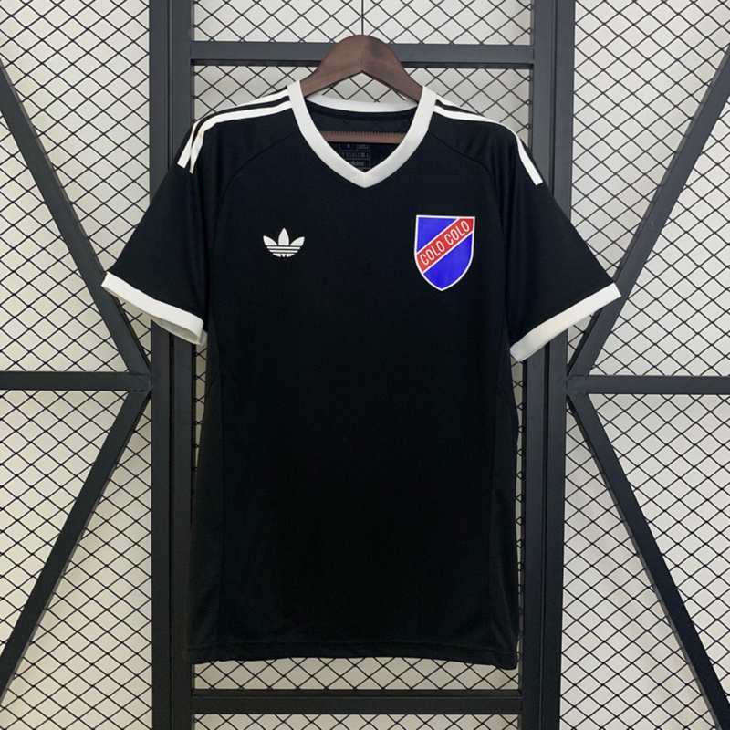 25/26 Colo Colo 100th Anniversary Black Jersey Fan Version
