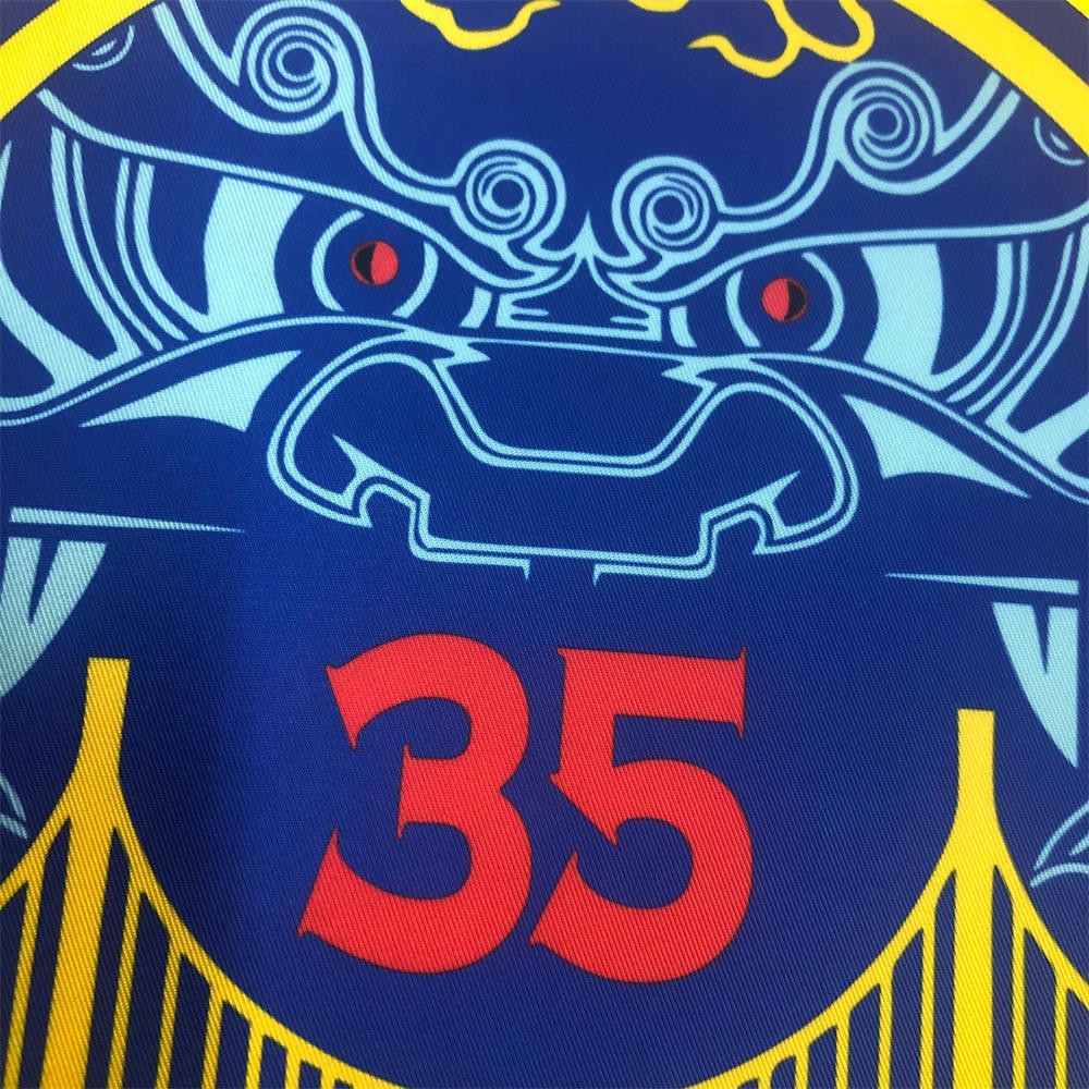 NBA Golden State Warriors V-Neck Yellow Jersey DURANT#35 S-XXL