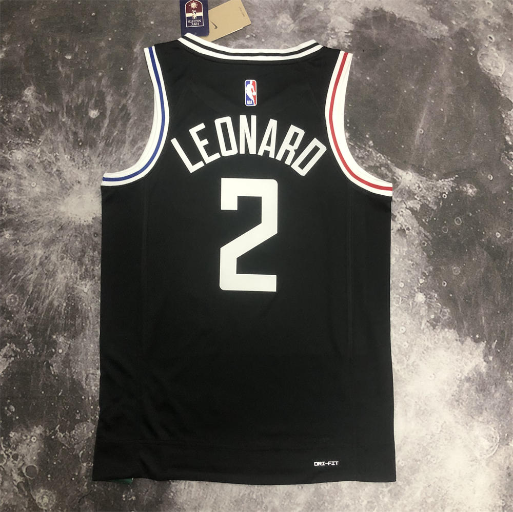 NBA Los Angeles Clippers V-Neck Black Jersey S-XXL