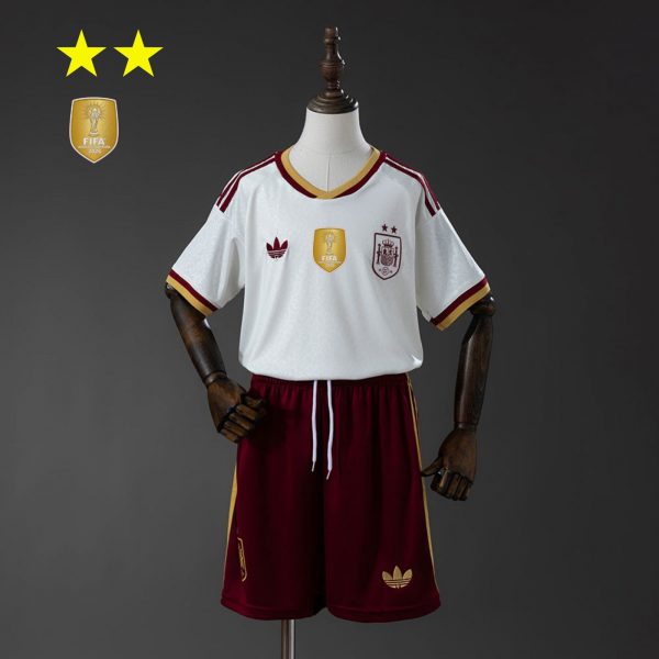 Spain 2026 World Cup Away Kid Kits