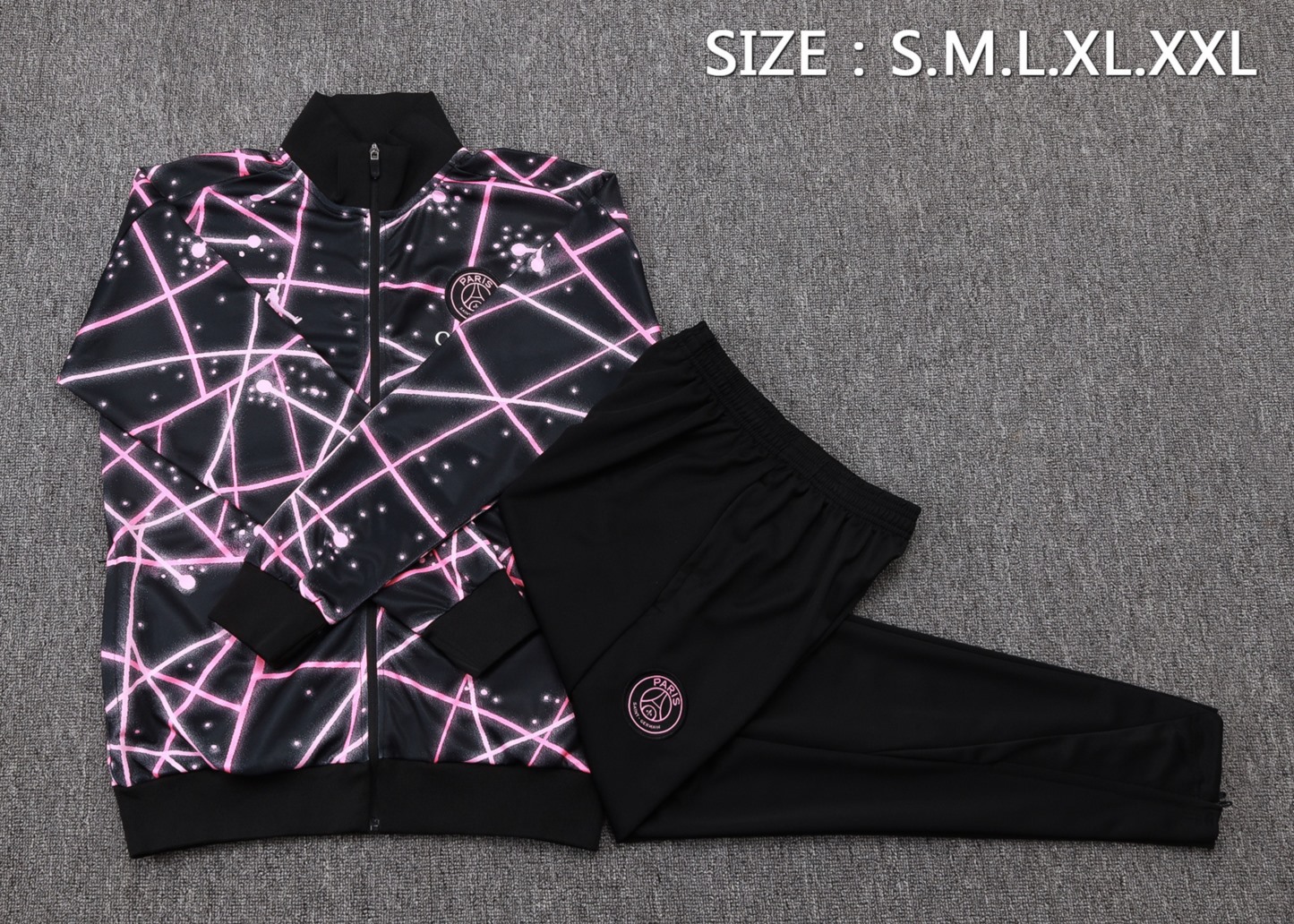 2025/26 Paris blackish purple Jacket Training Suit Set Football Team Shirt Sports Fashion