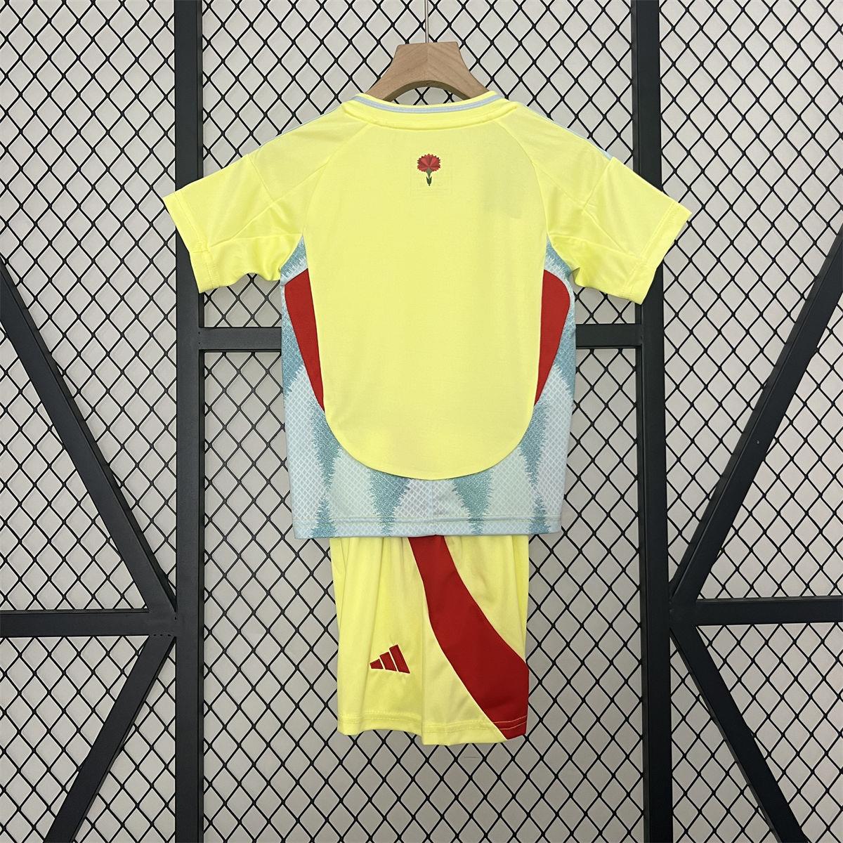 24/25 Spain Euro Away jersey Kid Kits Size 16-28
