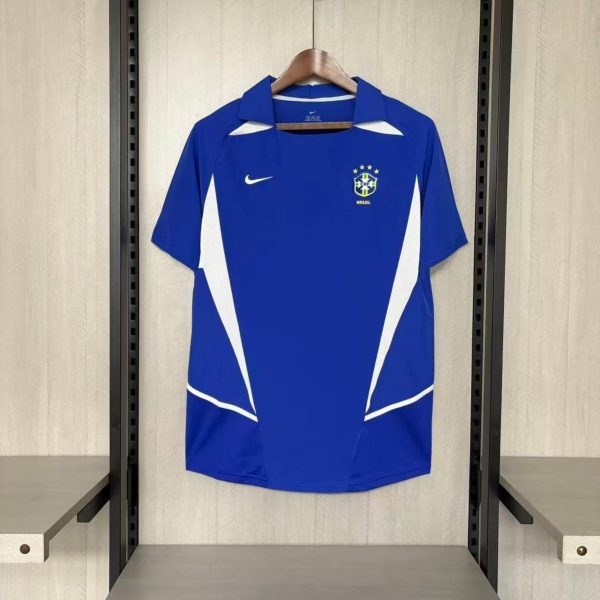 Retro 2002 Brazil away jersey Fan Version
