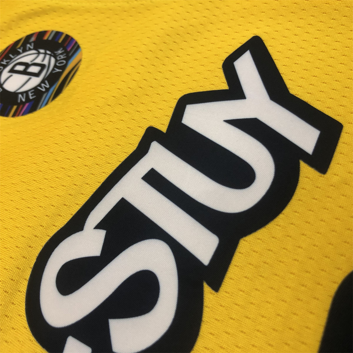 NBA Brooklyn Nets V-Neck Yellow Jersey HARDEN#13 S-XXL
