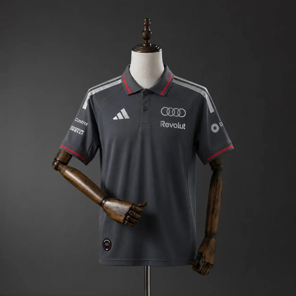 F1 Racing Audi Revolut 2026 Gray POLO