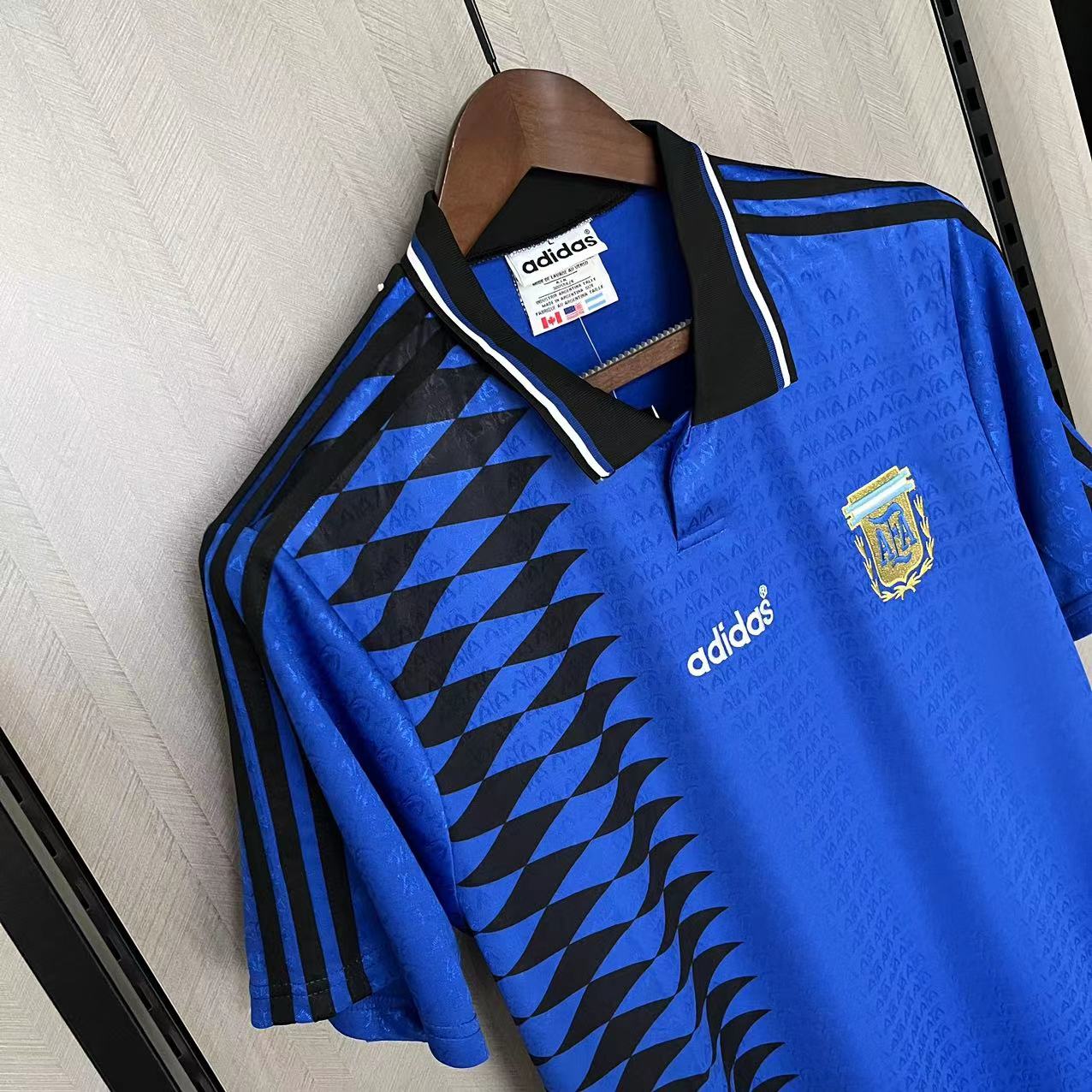 Retro Argentina 1994 Away jersey Fan Version