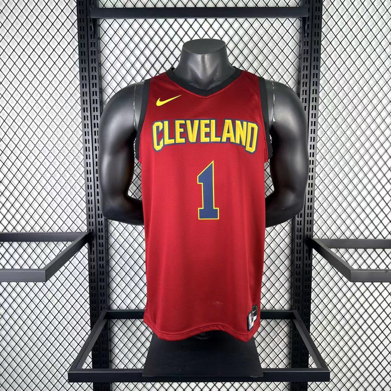NBA Cleverland Cavaliers V-Neck Red jersey HARDEN#1