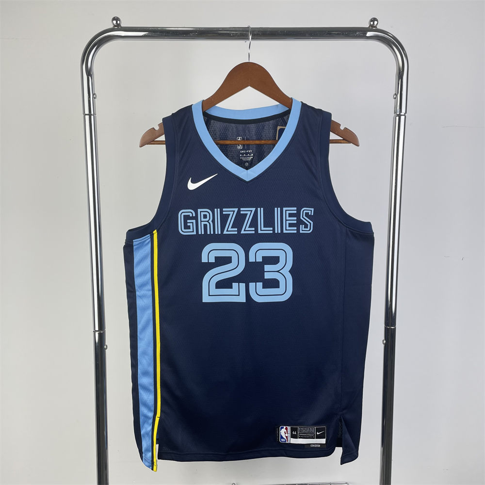 NBA Memphis Grizzies 2023 Round Neck Black Jersey ROSE#23 S-XXL