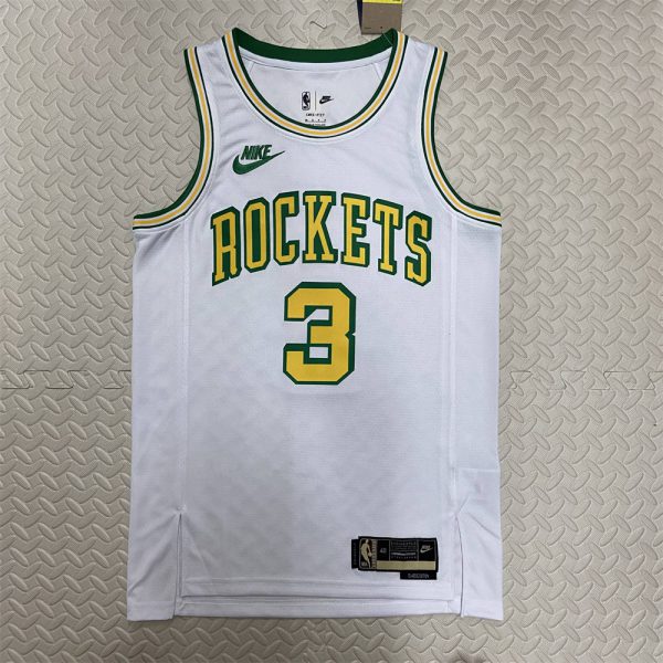 NBA Houston Rockets Round Neck White Jersey PORTER JR.#3 S-XXL