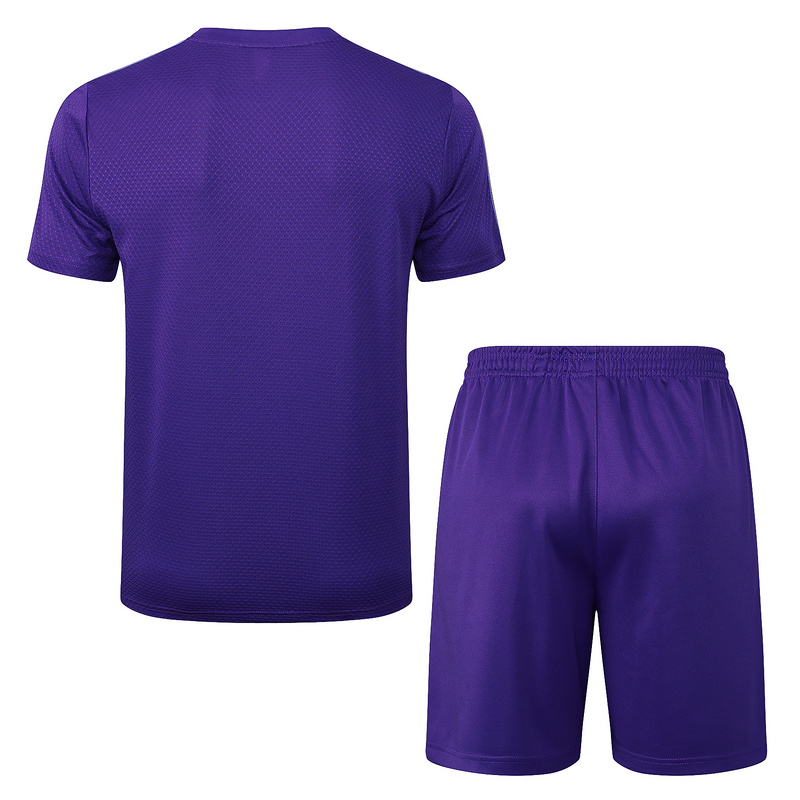2025/26 Real Madrid Purple Training Set Shirt and Shorts