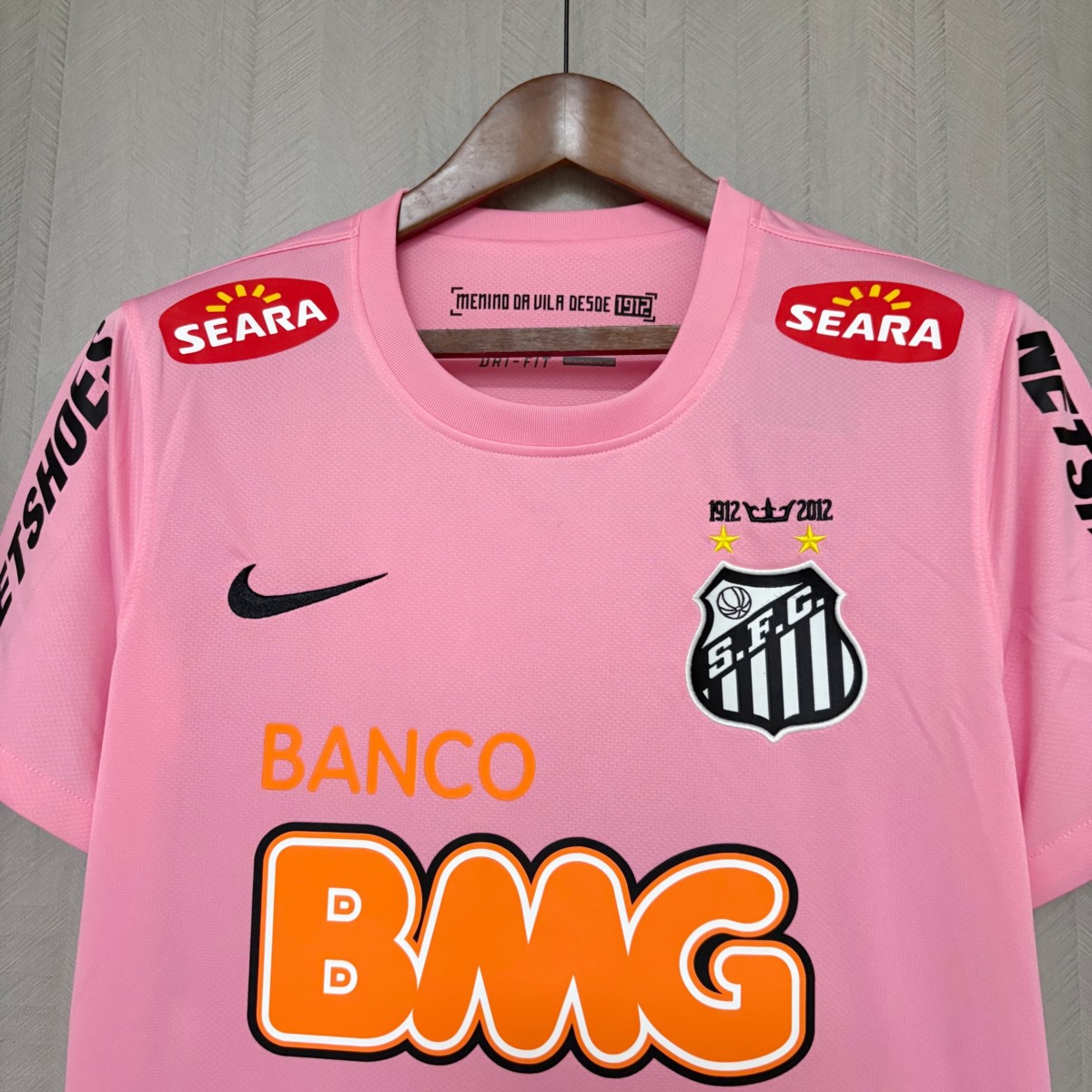 Retro Santos 2012 Pink Jersey Fan Version