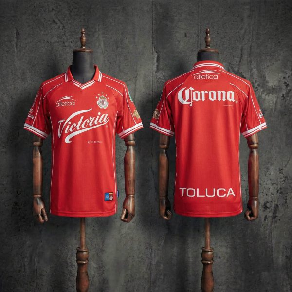 Retro 1999/2000 Toluca Home Jersey Fan version