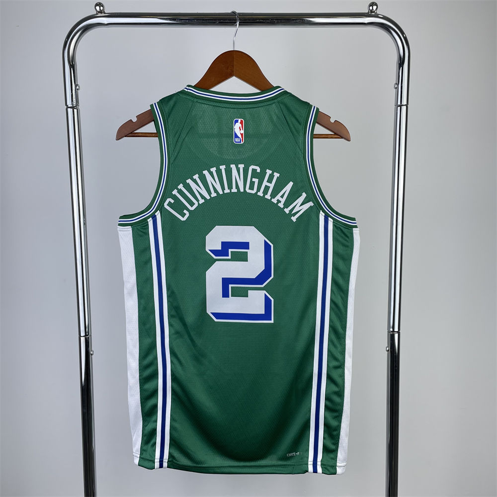 NBA Detroit Pistons Cade Cunningham#2 2022/23 City Edition Swingman Jersey S-XXL