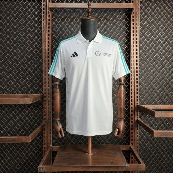 F1 Racing Mercedes-Benz  2025 White POLO