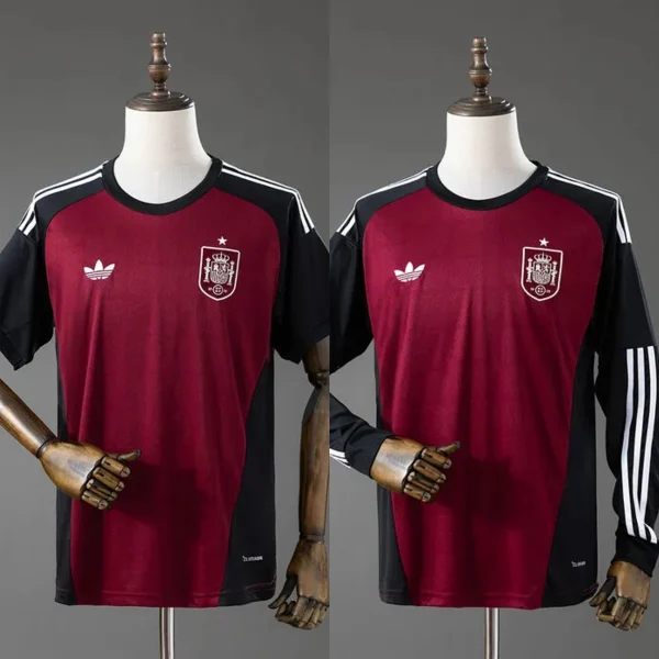 Spain 2026 World Cup Goalkeeper Red Jersey Fan version