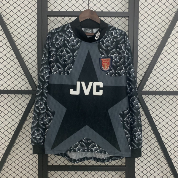 Retro Arsenal 94/95 Goalkeeper Black jersey Fan Version