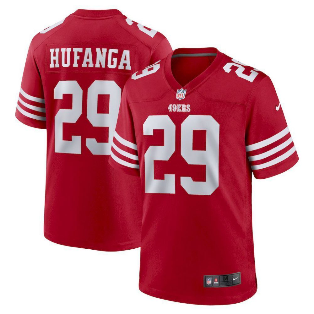 NFL San Francisco 49ers Jeysey HUFANGA # 29