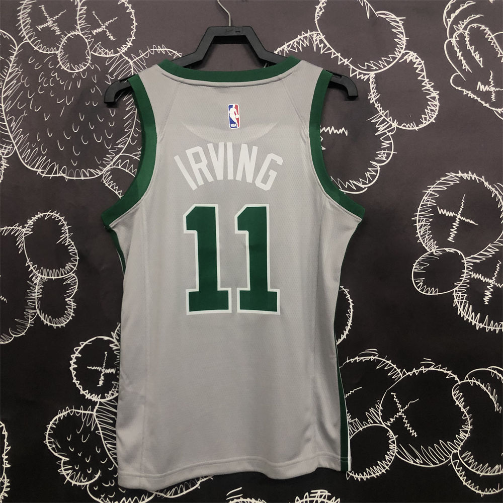 NBA Boston Celtics Round Neck Grey Jersey S-XXL