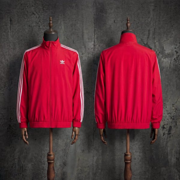 2026/27 Adidas Three Stripes Red Windbreaker Sport Unifom