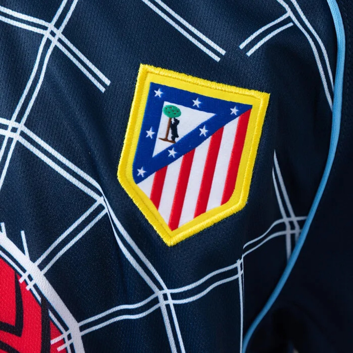 Retro Atletico Madrid 2004/05 Away Kid Kits Long Sleeve