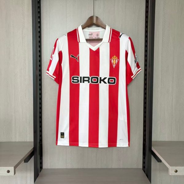 2025/26 Sporting Gijon Home jersey Fan version