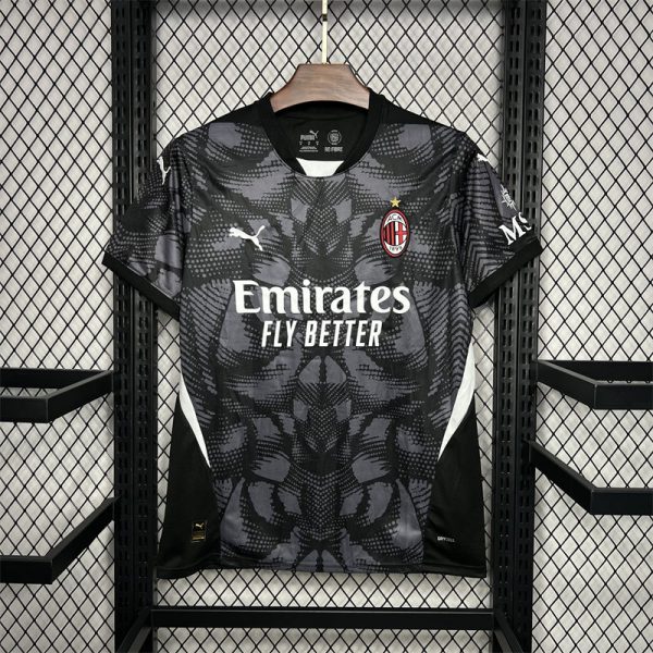 2024/25 AC Milan Goalkeeper Black Jersey Fan Version