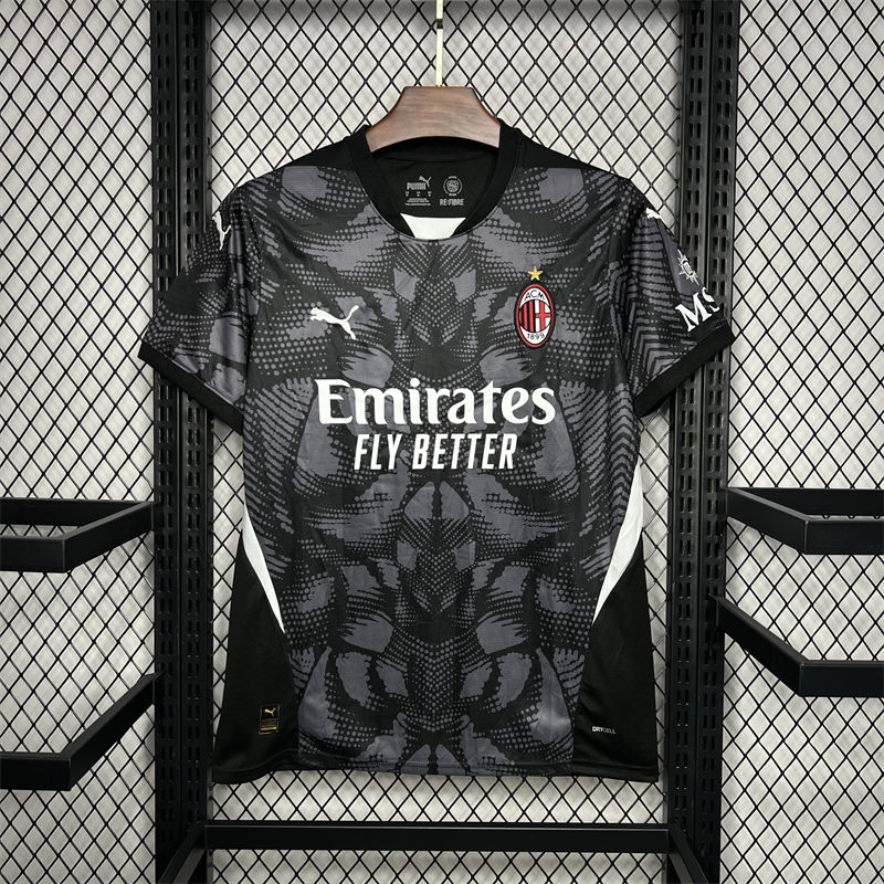2024/25 AC Milan Goalkeeper Black Jersey Fan Version