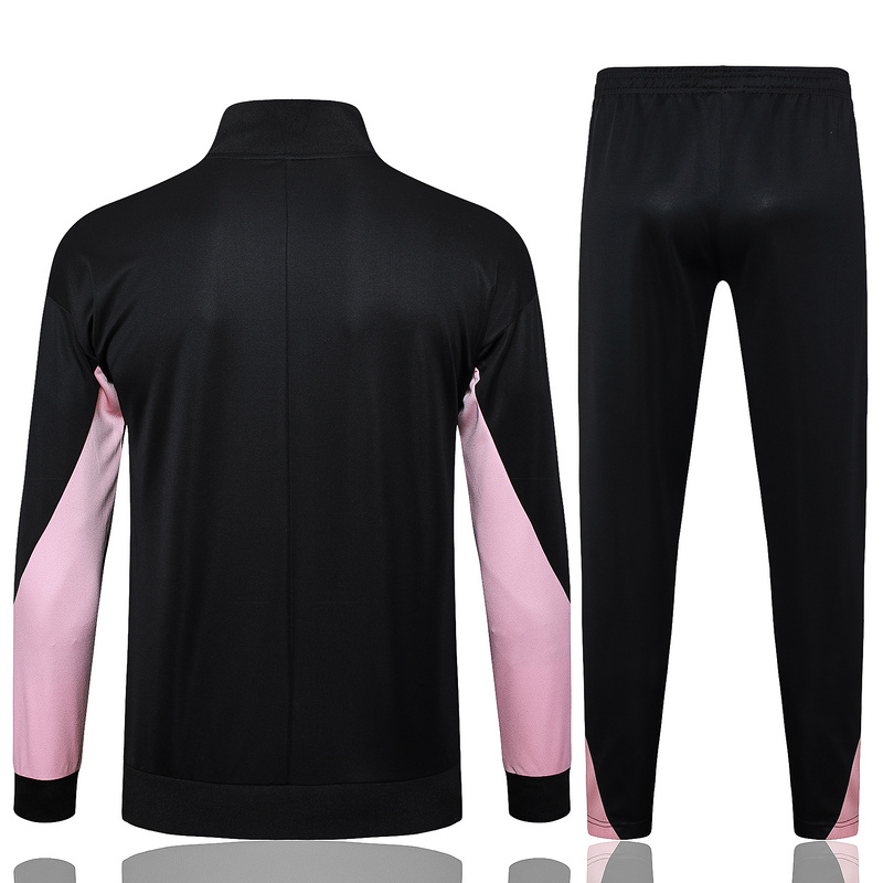 2024/25 Paris Black Jacket Training Suit Set Football Team Shirt Sports Fashion