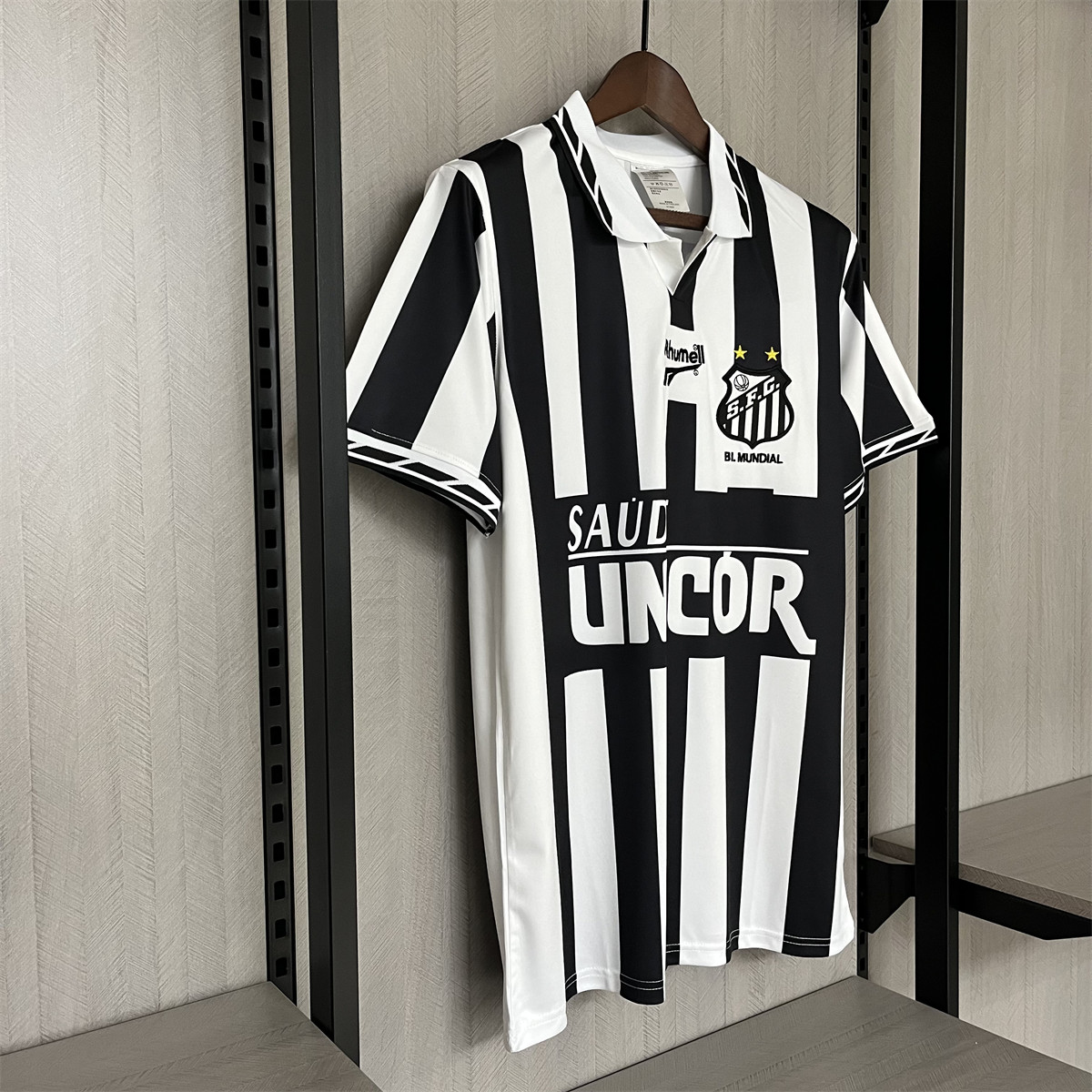 Retro 1996 Santos away jersey Fan Version