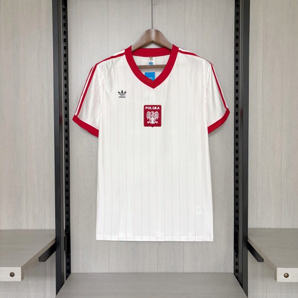 Retro Poland 1982 Home Jersey Fan Version