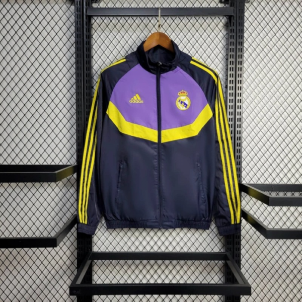 2025 Real Madrid Grey Windbreaker Sport Unifom jersey Sport Unifom