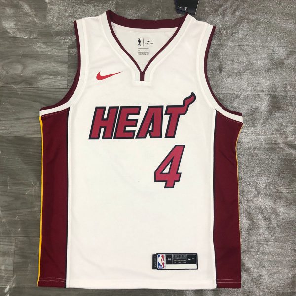 NBA Miami Hearts V-Neck White Jersey OLADIPOS#4 S-XXL