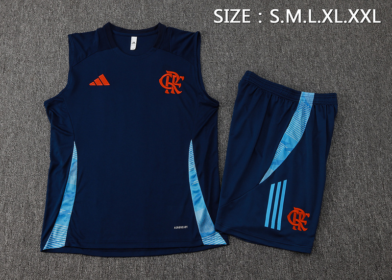 24/25 Flamengo Royal blue Training Set Shirt and Shorts