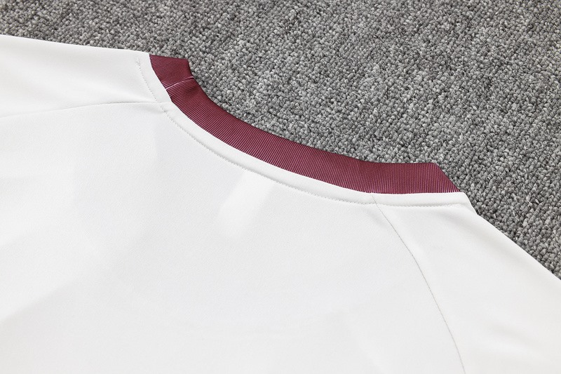24/25 Flamengo white Training Set Shirt and Shorts
