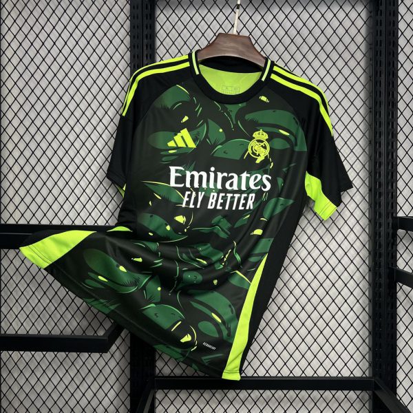 24/25 Real Madrid Green and black special edition Jersey Fan Version