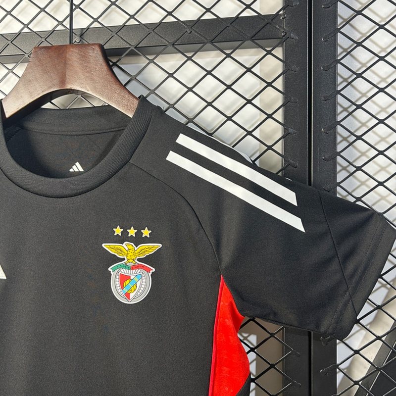 2025/26 Benfica Black Training jersey kids Kits size: 16-28