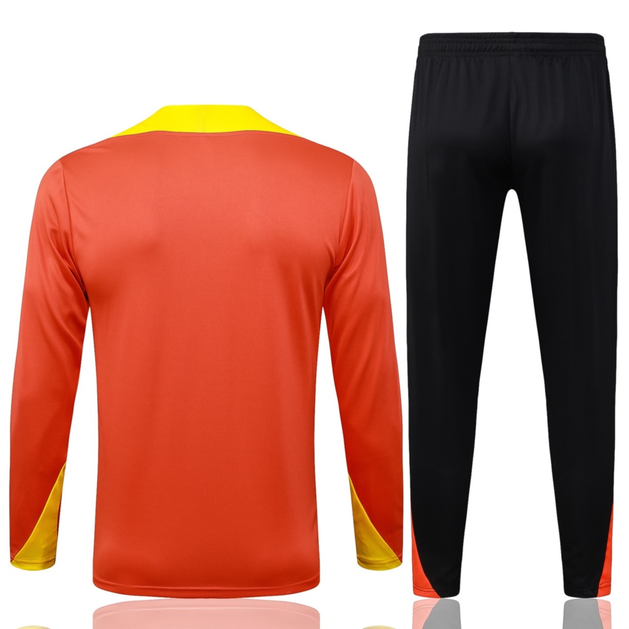202526 Brazil Orange Long-sleeved half-pull training kit Football team kit