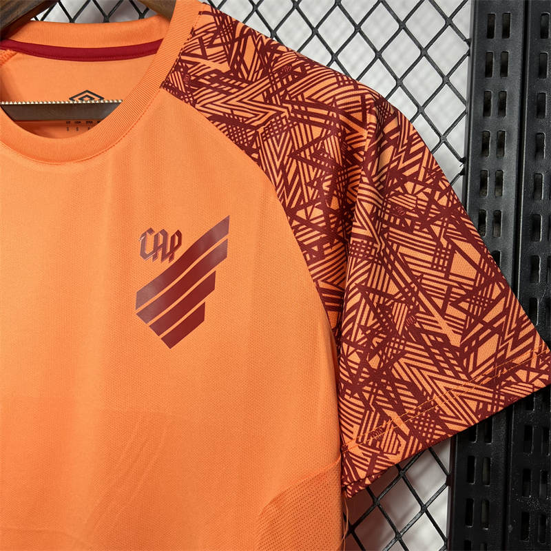 2024/25 Atlético Paranaense Pre-match training Orange jersey Fan Version