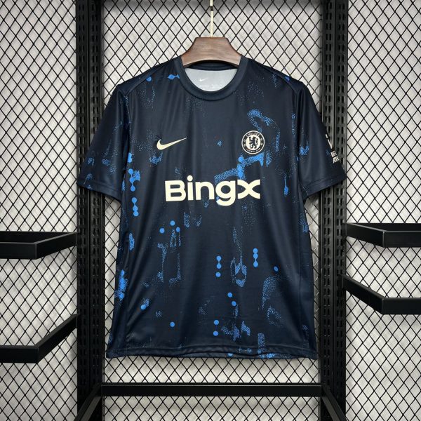 2024/25 Chelsea Dark blue Pre-match training Jersey Fan Version
