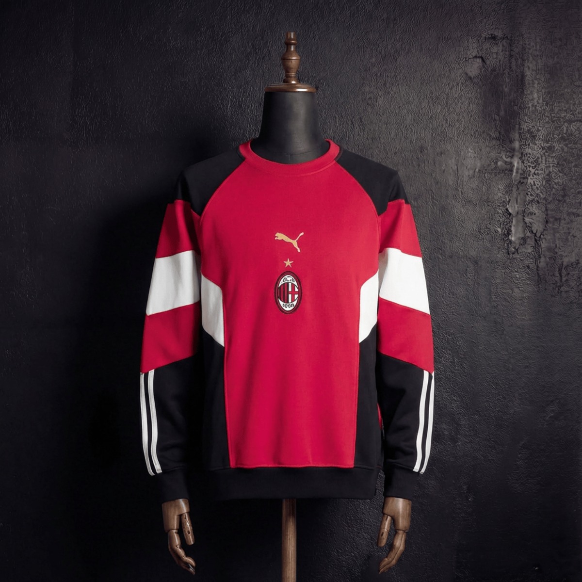 2025/26 AC Milan long Sleeve Red Sweatshirt