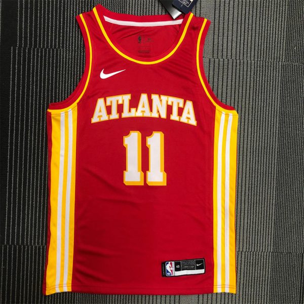 NBA Altanta Hawks Round Neck Red Jersey YOUNG#11 S-XXL