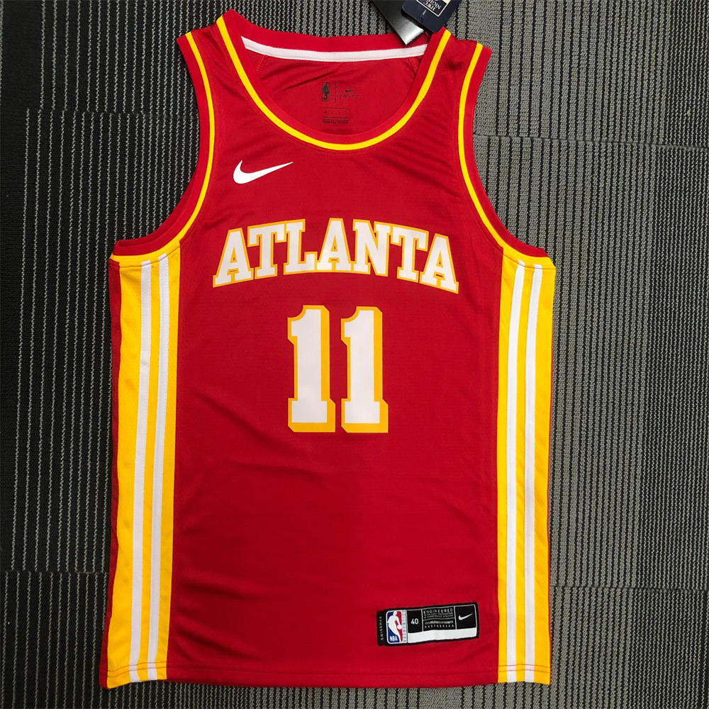 NBA Altanta Hawks Round Neck Red Jersey YOUNG#11 S-XXL