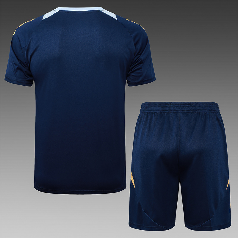 24/25 Real Madrid Royal blue Training Set Shirt and Shorts