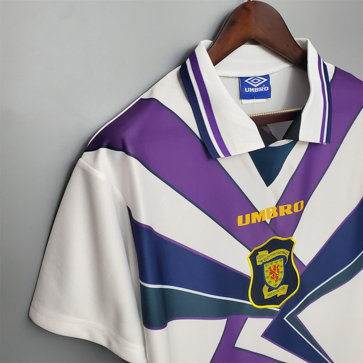 Retro Scotland 94/96 White jersey Fan Version