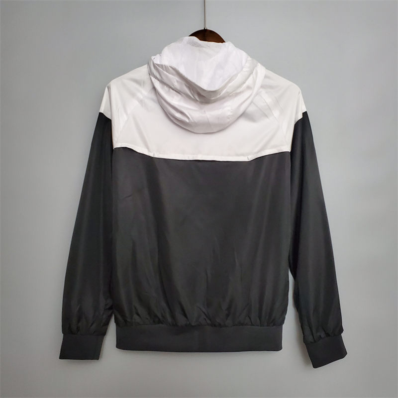 Classic style Windbreaker PSG Black and White Sport Unifom jersey Sport Unifom