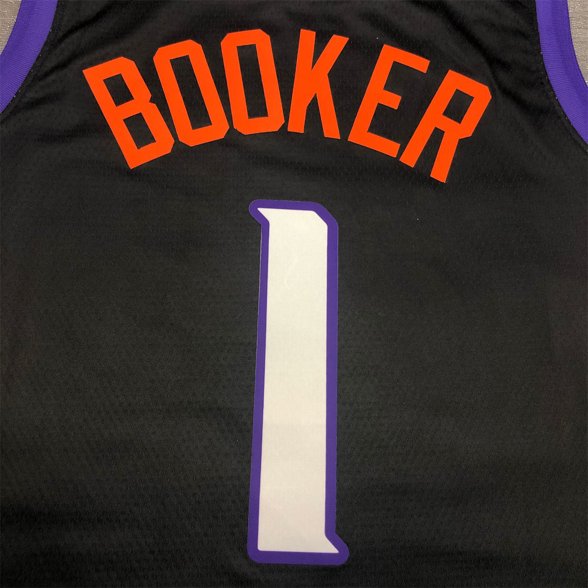 NBA Phoenix Suns Round neck Black jersey BOOKER#1 S-XXL