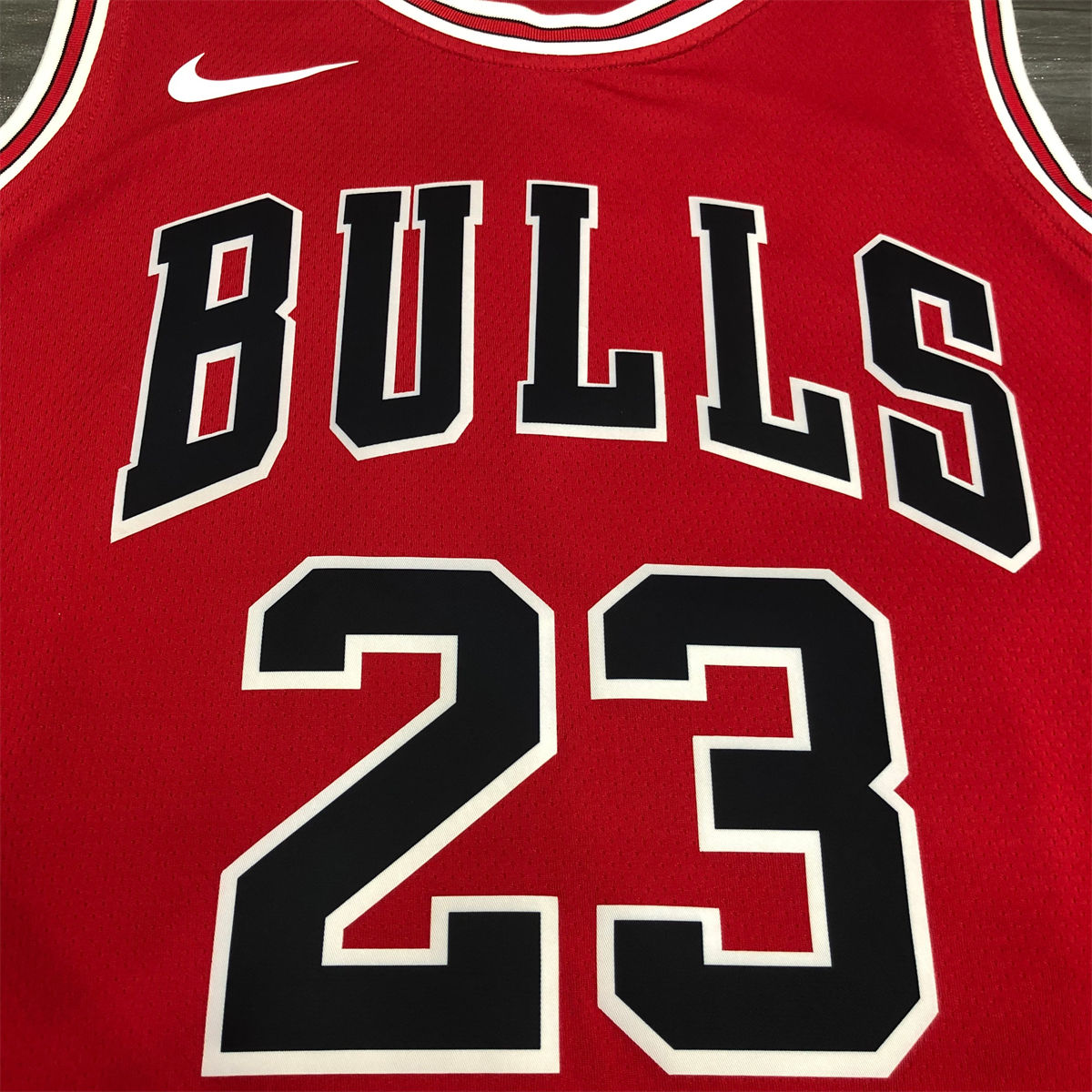 NBA Chicago Bulls Round neck Red Jersey JORDAN#23 S-XXL